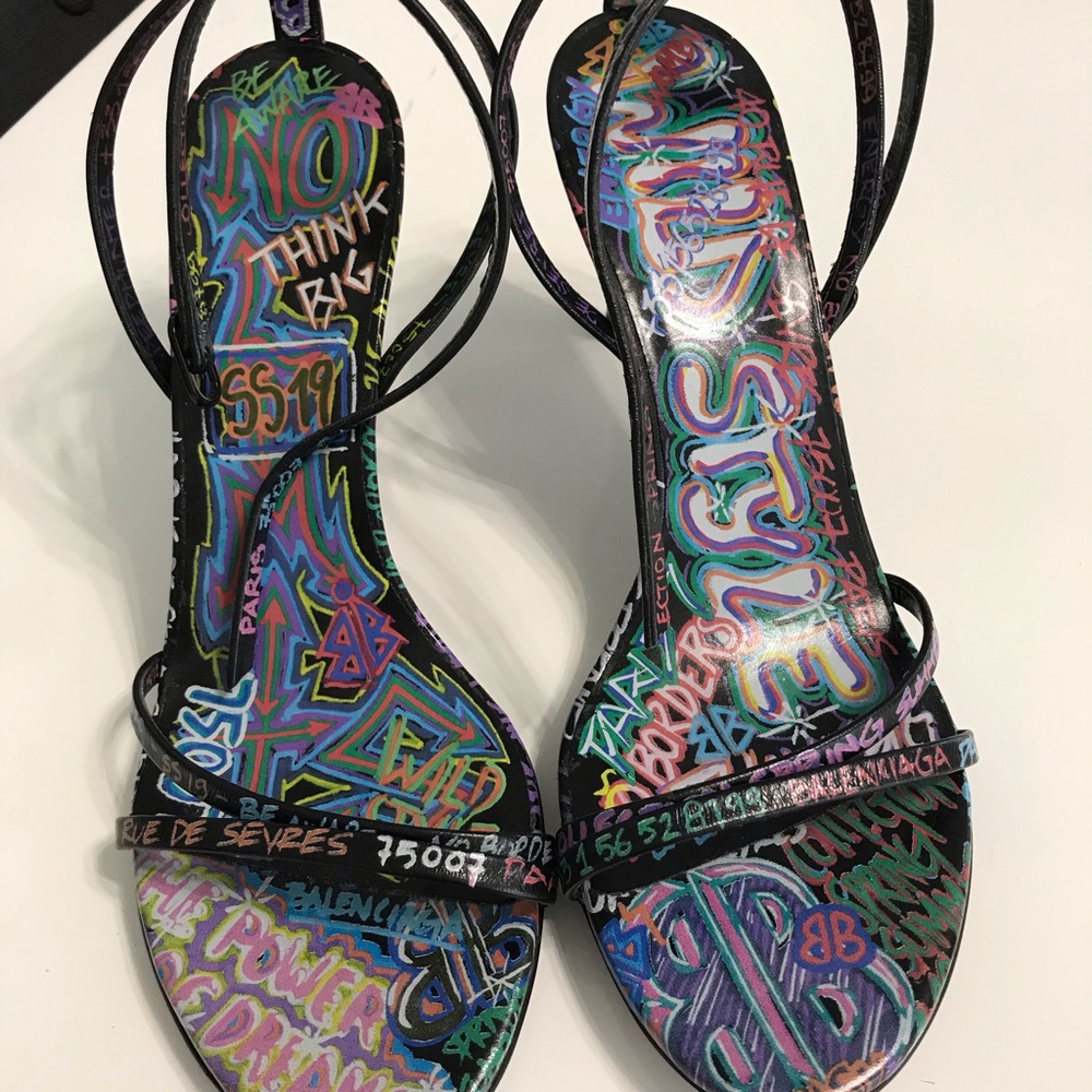 Balenciaga Graffiti sandals